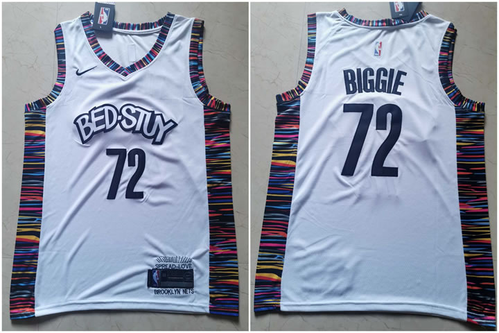 Nets 72 Biggie White 2019-20 City Edition Nike Swingman Jersey,We sell and wholesale Nets 72 Biggie White 2019-20 City Edition Nike Swingman Jersey on line form chian!